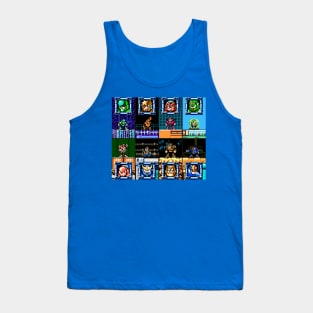 Mega Man 5 Bosses Tank Top